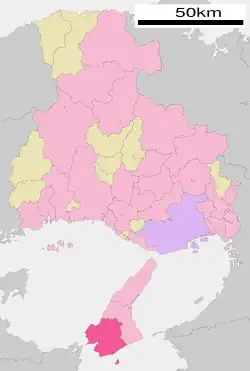 Minamiawaji municipality on Awaji Island