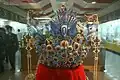 Ming dynasty phoenix crown with 6 dragons and 3 phoenixes belonging to Empress Xiaoduanxian.
