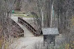 The southern portion of North Mississippi Regional Park is within the Camden Industrial Area.
