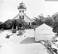 Vintage image of the lighthouse