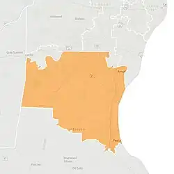 Map of the district