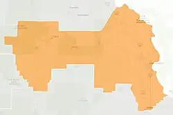 Map of the district