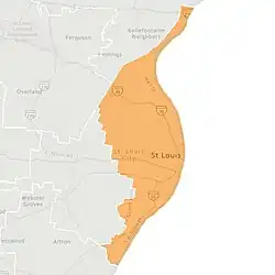 Map of the district