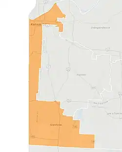 Map of the district