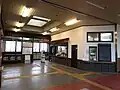 Station interior, April 2019