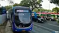 A Zhongtong LCK6180GC in Jakarta (articulated bus)