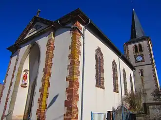 The church in Mont-sur-Meurthe
