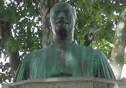 Monument to Joseph Anglade public garden of Lézignan-Corbières