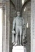 Statue of King Leopold I by Guillaume Geefs