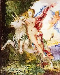 Europa and the Bull (c. 1869), 15.2 x 12.2&nbsp;cm, Wadsworth Atheneum
