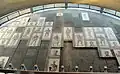 Mosaics of athletes ca. 4th century AD from the baths, displayed in the Vatican Museums