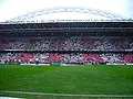 Main grandstand with arch