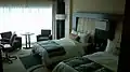 Guest room at the hotel