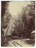 Foot of the Haulage line in the 1895