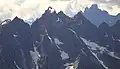 Mount Rexford with Slesse (upper right)
