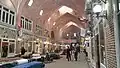 Mozaffarieh, a major row for hand woven rugs in Tabriz Grand Bazaar.