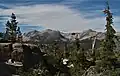 South aspects of Mt. Senger (left) and Turret Peak (right)