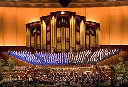 Image 10The 360-member Tabernacle Choir at Temple Square (from Mormons)
