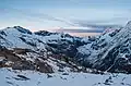 Mount Sealy in upper left of frame