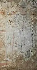 Mural from the dromos of Shoroon Bumbagar, attendants in Chinese costume.[12]