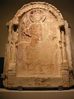 Christ sitting on the throne, c. 1350–1400.
