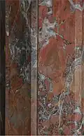 Marble from the columns in the banking hall
