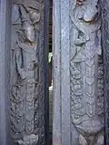 Wooden doors at the Bagaya