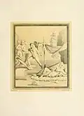 Mythological mural from the House of L Caecilius Jucundus Pompeii