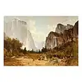 Yosemite, Bridal Veil Falls by Thomas Hill, 1895