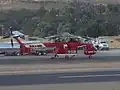 N7095B on duty in Mariposa, California working on the Washburn Fire