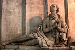 Jean-Frédéric Van der Rit (1856): Tomb of Augustus dal Pozzo at the Church of Our Lady of Victories at the Sablon, Brussels.