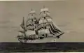 Training ship "Guanabara" in 1948.