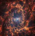 NGC 2835 imaged by the James Webb Space Telescope
