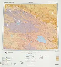Map of East Qaidam