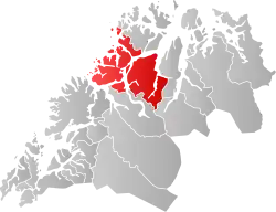 Tromsø within Troms