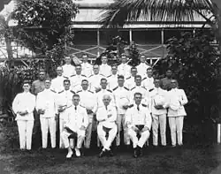 New Zealand police in Samoa, 1930.