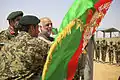 Naeem Baloch, center, the governor of Helmand province