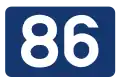 Republic Road I-86 shield