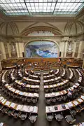 The chamber of the National Council (and of the United Federal Assembly)