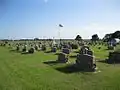 St John's Catholic Church cemetery is on FM 961.