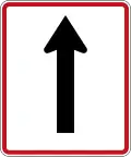 This Lane Must Proceed Straight