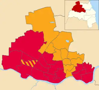 2010 results map