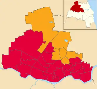 2011 results map