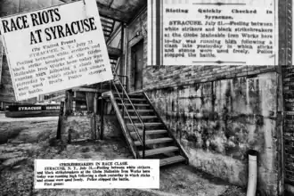 B&W newspaper