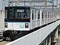 1050 series set 52 in April 2019 in the current blue and cream livery