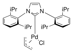An NHC-Pd complex.