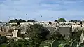 Masonry tenaille in ditch