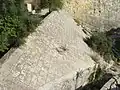 Rock-hewn Glacis
