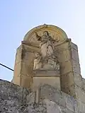 Empty Niche (now with a statue of the Assumption)