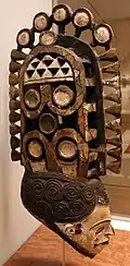 Helmet-mask; 20th century; Indianapolis Museum of Art (USA)